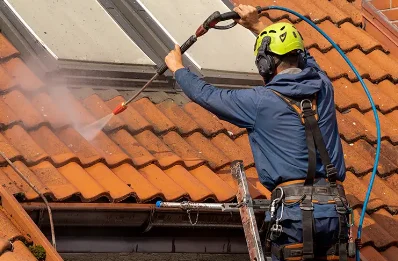 Démoussage et hydrofuge de toiture à Coyolles